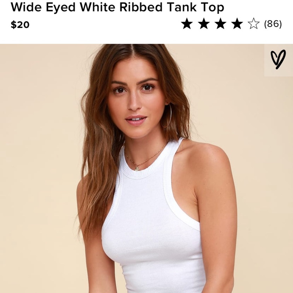 Free People White Tank